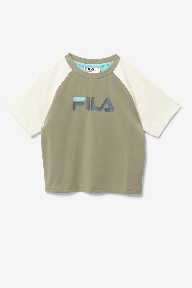 Fila T-Shirt Womens Olive Aisha - Ireland 13265-IGWH